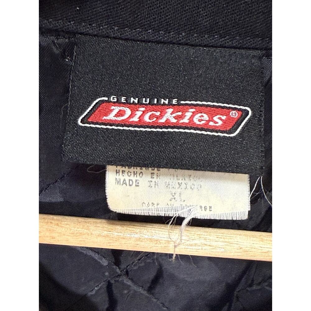 Vintage Dickies Eisenhower Jacket XL Black Gray Two Tone Quilted Work Coat USA - Picture 6 of 11